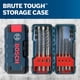 thumbnail image 4 of Juego de brocas BOSCH HCK001 SDS-Plus con punta de carburo, 7 piezas, 4 of 7