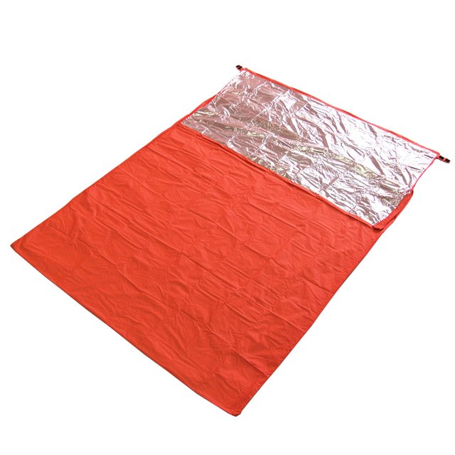 Soidarity Saco de dormir de emergencia Supervivencia Térmico reflectante 2 personas Montañismo al aire libre Manta de viaje Accesorios Escalada