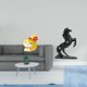 thumbnail image 2 of Estatua Decorativa De Serpiente Y Caballo De Dibujos Animados, Figura De Resina, Adorno De Mesa Para Estante, Centro De Mesa, Oficina, Dormitorio, Regalo De Inauguración De Casa, Paisaje, 2 of 8
