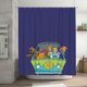 thumbnail image 1 of Cortina de ducha de Scooby Doo, cortina de baño de tela impermeable con dibujos animados, con ganchos gratuitos, decoración del hogar, accesorios de baño, regalos para niños y niñas, 72 x 72 pulgadas, 1 of 8