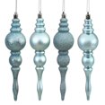 thumbnail image 1 of Baby Blue 4 Finish Assorted Finial Ornament - 7 in. - 8 Per Box, 1 of 1