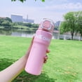 thumbnail image 3 of Sonducket Jarra de agua aislada para deporte, taza de botellas de agua de acero inoxidable de tamaño fácil de limpiar y portátil Ropa Deportiva, Zapatos rosa, 3 of 6