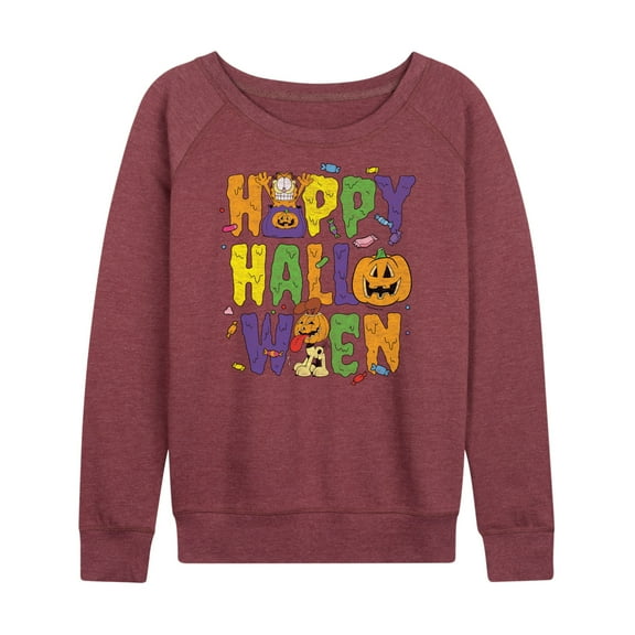 Garfield - Happy Halloween Icons - Women's Lightweight French Terry Long Sleeve Shirt