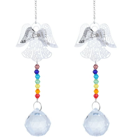 

Etereauty Crystal Ornament Christmas Hanging Pendant Pendant Car Charm Fan Decorations Suncatcher Suncatcher