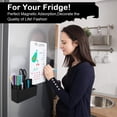 thumbnail image 6 of JOELY Magnetic Pen Holder,2 Pack Magnetic Dry Erase Marker Holder with Generous Compartments,Strong Magnet Storage Marker Pen Pencil Organizer for Refrigerator,Whiteboard,Locker Accessories, 6 of 7