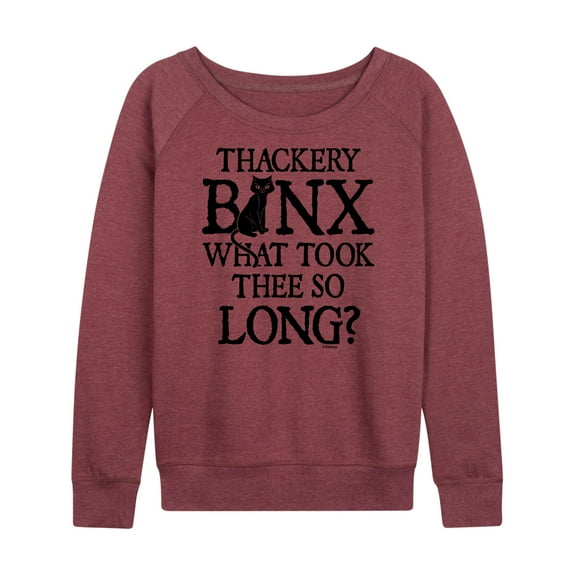 Hocus Pocus - Binx What Took Thee So Long - Women's Lightweight French Terry Long Sleeve Shirt