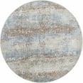 thumbnail image 2 of Hauteloom Idoya Living Room, Bedroom Area Rug - Gray, Beige - 7'10"-Round, 2 of 14