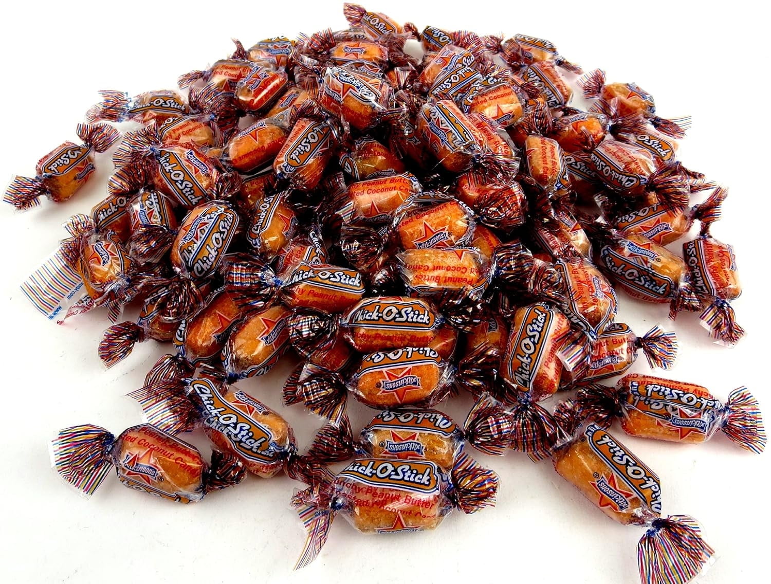 Atkinson Candy Chick-O-Stick Nuggets, Peanut Butter Coconut Candy, Individually Wrapped, 2 lb Bag