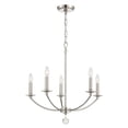 thumbnail image 2 of MIL-8005-PN Crystorama Lighting Mila - 5 Light Chandelier In Traditional Style-24 Inches Tall and 23 Inches Wide     -Traditional Installation, 2 of 6