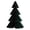 B, variant on Handmade Folded Paper Decor Pleated Texture 3D Conical Shape Lightweight Sturdy Home Tabletop Mantel Shelf Holiday Party Display