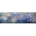 thumbnail image 2 of Monet, Claude 24x10 White Modern Wood Framed Museum Art Print Titled - Water Lilies: The Clouds, c. 1914-26 - center panel, 2 of 4