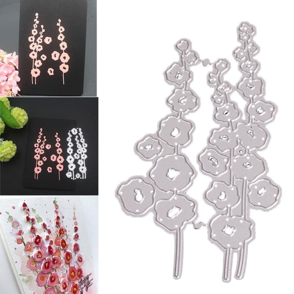 Wmhsylg Cutting Dies Flower Scrapbooking Die Paper Cut Metal Dies Cards Cutting Craft Embossing Album Home DIY