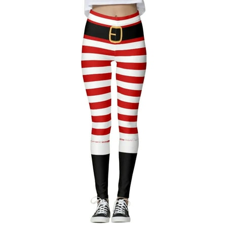 Women Custom Christmas Printed Pants Barely There Underwear for Women plus Size Custom Skinny Leggings For Leggings Hairy Leggings for Women Running Christmas Cotton Bike Shorts Women Santa Pilates Po
