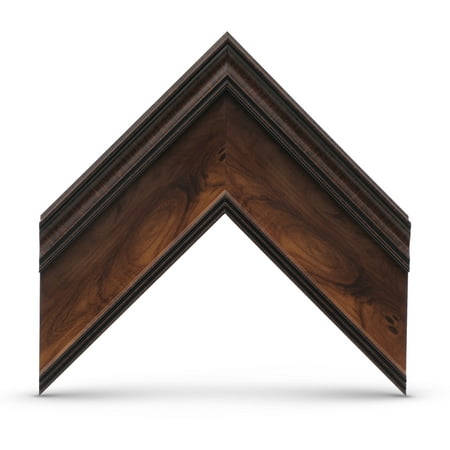 Frame My TV.com - Deco Premiere Bezel for Samsung the Frame TV - 75" - Burlwood