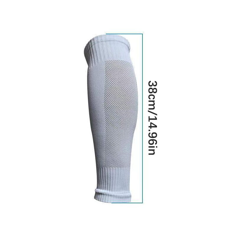 Chaussette de football respirante sans pieds Chaussettes Protege tibias de football professionnel Jambieres fixes Paquet de pieds pour proteger le mollet Walmart