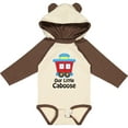 thumbnail image 3 of Inktastic Train Our Little Caboose New Baby Boys or Girls Long Sleeve Baby Bodysuit, 3 of 5