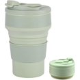 thumbnail image 1 of Collapsible Coffee Cup, Portable Foldable Travel Mug, Durable And Reusable Camping Cup, Silicone Foldable Mug With Lid, 1 of 5