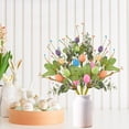 thumbnail image 4 of 15.7" Artificial Easter Stems, Colorful Easter Egg Picks Bouquet, Spring Flower Stems Egg Twig Branches, Realistic Fake Picks for Vase Filling Ornament for Wreaths and Centerpieces, 4 of 5