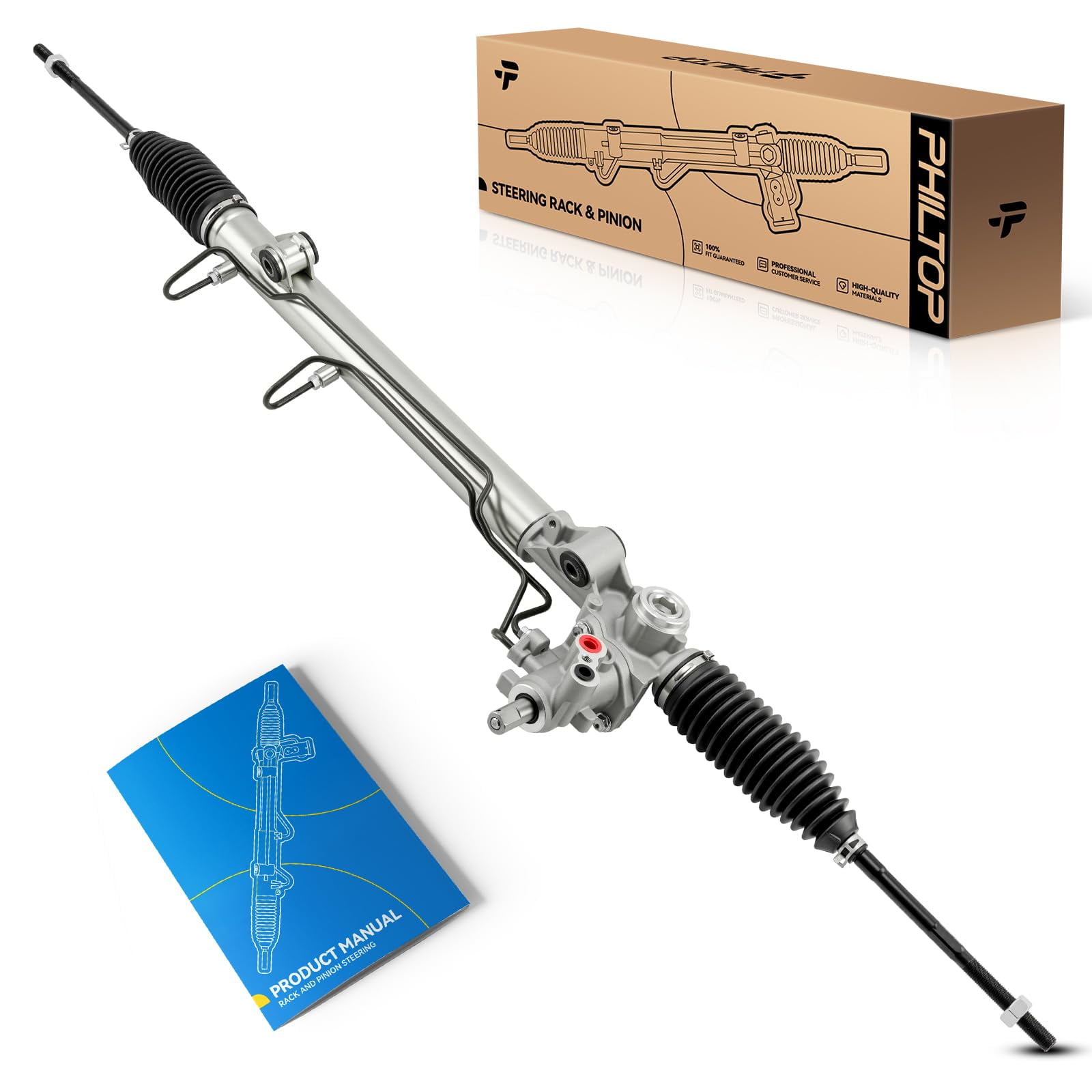 KAX Hydraulic Power Steering Rack and Pinion Compatible with 300ZX