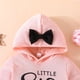 thumbnail image 2 of Gibobby Conjunto de pantalón para bebé Conjunto a juego de para niño pequeño, sudaderas con capucha de manga larga, conjunto de camisetas y pantalones(Rosa, 18-24 Meses), 2 of 5
