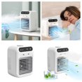 thumbnail image 2 of EDFBUYKRS Mini Portable Air Conditioner Small Air Cooler Rechargeable Plug In Use Air Cooler USB Mini Air Conditioner 3 Speed Silent Air Cooler For Bedroom Room Car Travel And Indoor, 2 of 4