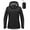 Black, variant on Off Road Ventures Women's Packable Rain Jacket Waterproof Lightweight Windbreaker Rain Coat with Pockets for Cycling Bike
