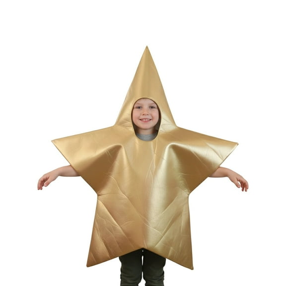 CAIVO Court Star Kids Pageant Performance Elegant Party Dress With Shining Star Outfit Sets Long Sleeve O-Neck Cute Christmas Clothing Sets