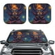 thumbnail image 2 of Balery Dreamy Jester Under Stars Parasol para parabrisas de coche de 2 piezas | Parasol plegable para parabrisas delantero de coche para la mayoría de sedanes-Medium, 2 of 6