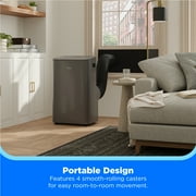Midea 10,000 BTU Smart Portable Air Conditioner with heat, New, Covers up to 450 Sq. ft., Gray, MAP10HS1XWGR-T