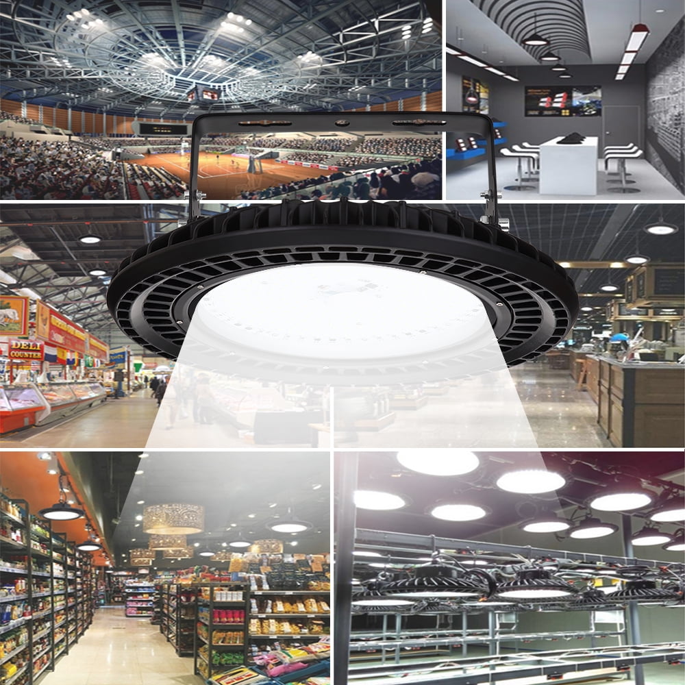 UFO LED High Bay Light Factory Warehouse Industrial Lighting, IP65 Waterproof LED Lights