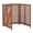 Louver - Brown, variant on 3-Panel Outdoor Air Conditioner Fence, 3-Section Wooden Privacy Screen, Outside Wood AC Cover Fence, 32" W x 38" H
