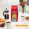 thumbnail image 5 of Lion Coffee Premium Gold Roast Ground Coffee, 10% Kona Blend, Medium-Light Roast, 24 oz, 5 of 7