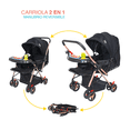 thumbnail image 1 of Carriola 2 en 1 Bidireccional Plegable Portátil Reclinable, 1 of 9