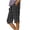 Black, variant on Ruimatai Women's Summer Loose Straight Leg Pants with Pockets Side Slit Buttons Five Quarter Casual Floral Print Comfy Beach Trousers