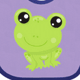 thumbnail image 4 of Inktastic Cute Frog, Little Frog, Baby Frog, Green Frog Boys or Girls Baby Bib, 4 of 4