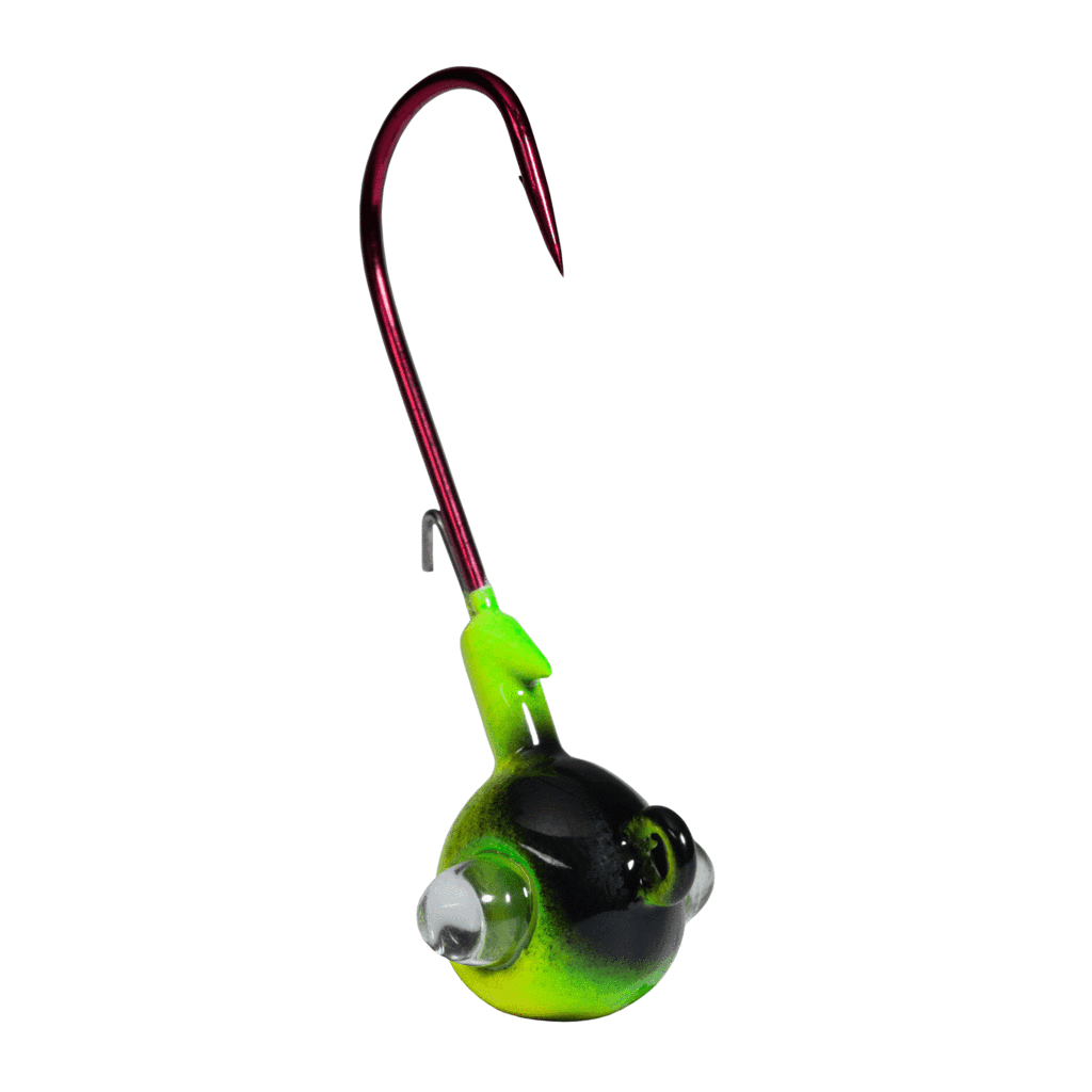 (2 pack) Acme Tackle Kalin's Google Eye Rattlin Soft Plastics Fishing Lure Jig Firetiger 1/8 oz. 3 Pack