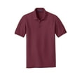 thumbnail image 5 of Port Authority 1143071 Mens Core Classic Pique Polo Shirt, Burgundy - Extra Small, 5 of 6