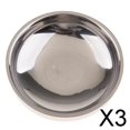 thumbnail image 1 of Platos de condimento de doble pared Soledad de Acero inoxidable 14cm 3 piezas, 1 of 8