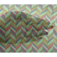 thumbnail image 4 of oneOone Viscose Chiffon Fabric Herringbone Geometric Fabric Prints By Yard 42 Inch Wide, 4 of 4