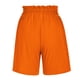 thumbnail image 5 of Pantalones cortos deportivos informales Augper de color liso para mujer con cordón y bolsillo, 5 of 8