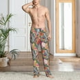 thumbnail image 5 of Vsdgher Tropical Fruit Print Mens Pajama Pants Sleep & Lounge Pants, PJ Bottoms With elastic waistb and Pockets, 5 of 5