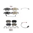 thumbnail image 1 of AmeriBRAKES Front Rear Ceramic Disc Brake Pads and Extra Wear Sensors Kit for Car 2012 Audi A6 KNW-100089, 1 of 8