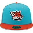 thumbnail image 2 of Men's New Era Aqua/Orange Zorros de Somerset Copa De La Diversion 59FIFTY Fitted Hat, 2 of 5