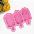 thumbnail image 3 of MANNYA DIY Three Ice Cream Keychain Resin Mold Handmade Cute Popsicle for Key Chain Mou, 3 of 10
