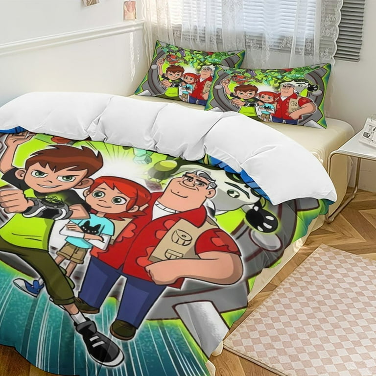 Full/Queen Mackenzie Glow In The Dark Plush Soft Kids' Comforter Set - Mi Zone: Hypoallergenic Kids Bedding, Aqua Blue - Foto 12