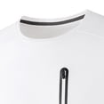 thumbnail image 4 of Antinious Men Solid Short Sleeve Crewneck Summer Zip Pocket Casual T-Shirts, 4 of 5
