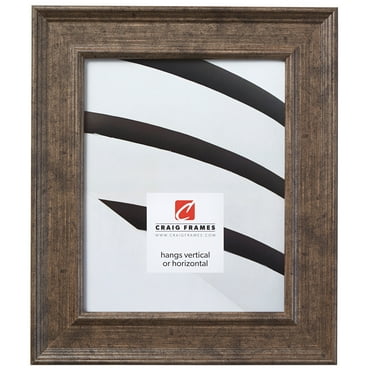 Craig Frames Revival, 14x20 inch Picture Frame, Traditional Tarnished Silver