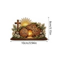 thumbnail image 2 of Fokuz He Revived Easter Decorations Resurrection Scenes In Empty Tombs And Tray Decorations Trays And Church Shelf Decorations., 2 of 2