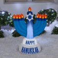 thumbnail image 3 of Gemmy G08 35271X Hanukkah Menorah Inflatable Candles - Multicolor, 3 of 5