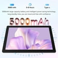thumbnail image 6 of Bestski 10.1'' Android 14 Tablet with Octa-core Processor 10GB RAM 128GB ROM/1 TB Expansion HD IPS Touchscreen,Wi-Fi 6, BT 5.0, Dual Camera,Widevine L1,Black, 6 of 7
